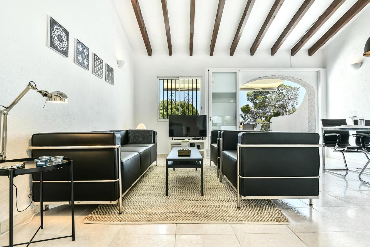 Modern Stylish Bungalow In Moraira Eksteriør bilde